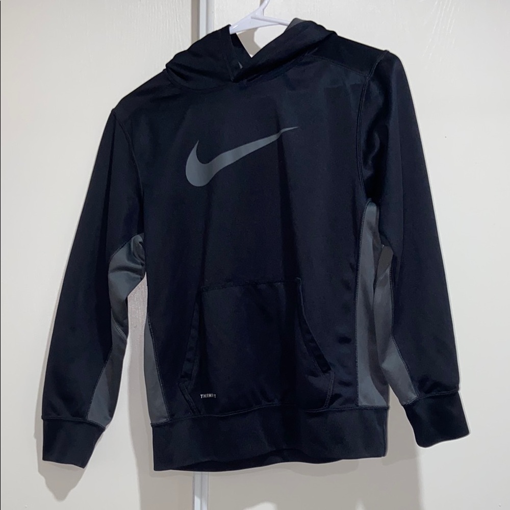 Nike Kids Black and Gray Hoodie
